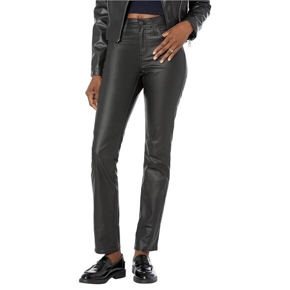 Levi’s Coated Hi Rise Slim Straight Jeans - Picture 1 of 6